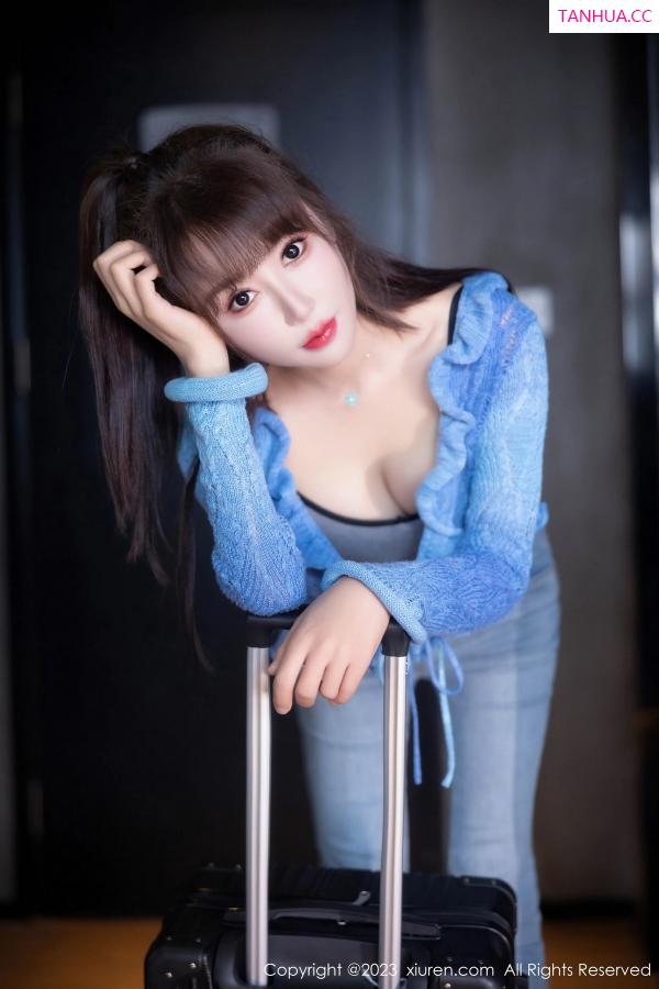   [XiuRen]高清写真图 2023.10.20 No.7540 白笑笑 牛仔裤美腿第9张图片